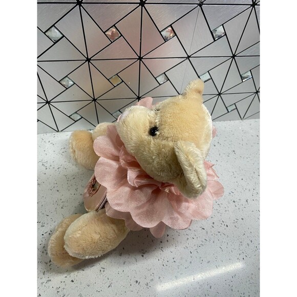 VTG Dan Dee Teddy Bear Plush Holding Pink Heart Picture Frame 8in - Picture 7 of 11